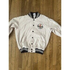 Vintage House of Blues 25th Anniversary Button White Navy Blue Jacket Size S